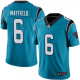 Men's Carolina Panthers #6 Baker Mayfield Blue Vapor Untouchable Limited Stitched Nike NFL Jersey