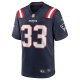 Men's New England Patriots Joejuan Williams Nike Navy Game Jersey