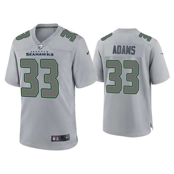 Men's Seattle Seahawks Jamal Adams Gray Atmosphere Fashion Game Jersey