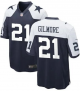 Men's Dallas Cowboys #21 Stephon Gilmore Navy NFL Alternate Limited Jersey