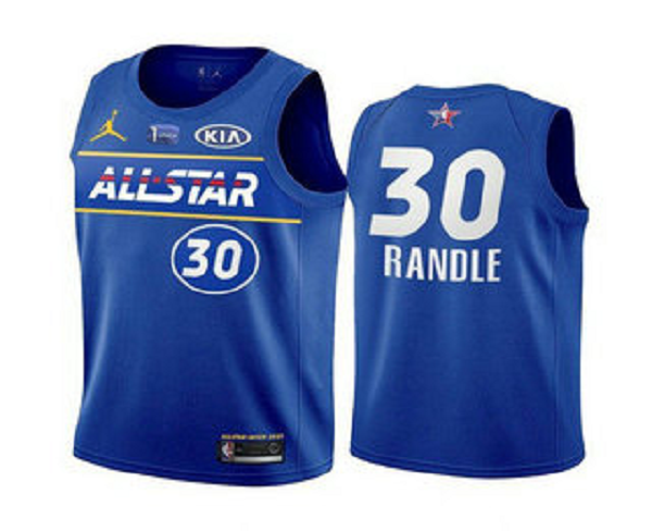 Men's 2021 All-Star #30 Julius Randle Blue Eastern Conference Stitched NBA Jersey