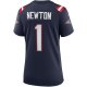 Women's New England Patriots Cam Newton Nike Navy Game Jersey