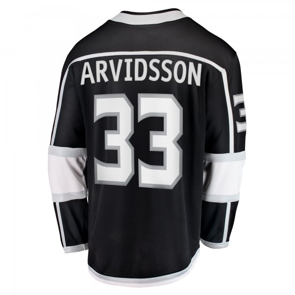 Men's Los Angeles Kings Viktor Arvidsson Fanatics Black Home Breakaway Player Jersey