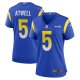 Women's Los Angeles Rams Tutu Atwell Nike Royal Home Game Jersey