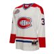 Men's Montreal Canadiens Patrick Roy Mitchell & Ness White  1992/93 Blue Line Player Jersey