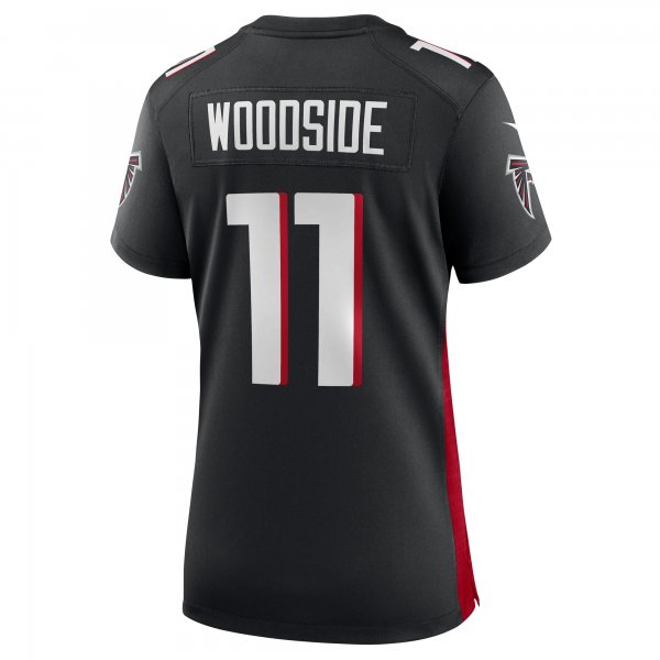 Women's Atlanta Falcons Logan Woodside Nike  Black Team Game Jersey