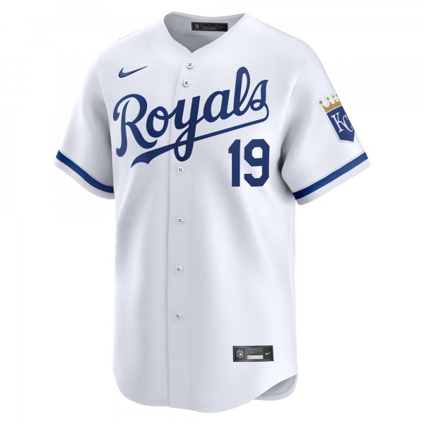 Men's Kansas City Royals Michael Massey Nike White Home Limited Player Jersey