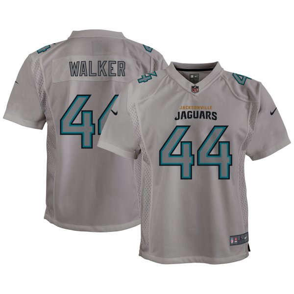 Youth Jacksonville Jaguars Travon Walker Nike Gray Atmosphere Game Jersey