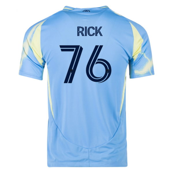 adidas Philadelphia Union Andrew Rick Away Jersey 25/26 (Blue/Yellow)