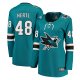 Women's San Jose Sharks Tomas Hertl Fanatics Teal Breakaway Jersey