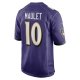 Men's Baltimore Ravens Arthur Maulet Nike  Purple  Game Jersey