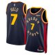 Unisex Nike #7 Buddy Hield Navy Golden State Warriors 2024/25 Swingman Badge City Edition Player Jersey