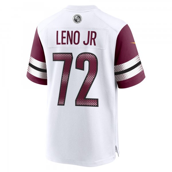 Men's Washington Commanders Charles Leno Jr. Nike White Away Game Player Jersey