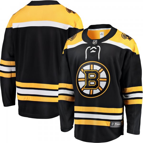 Men's Boston Bruins Fanatics Black Breakaway Home Jersey