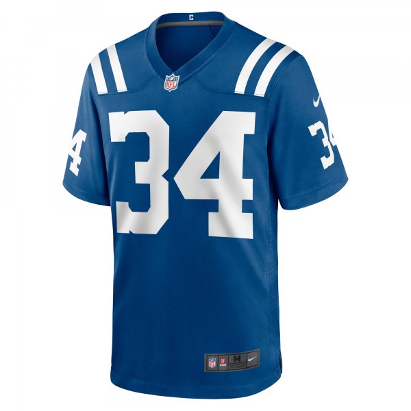 Men's Indianapolis Colts Jake Funk Nike  Royal Team Game Jersey