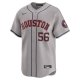 Men's Houston Astros Ronel Blanco Nike Gray Away Limited Player Jersey