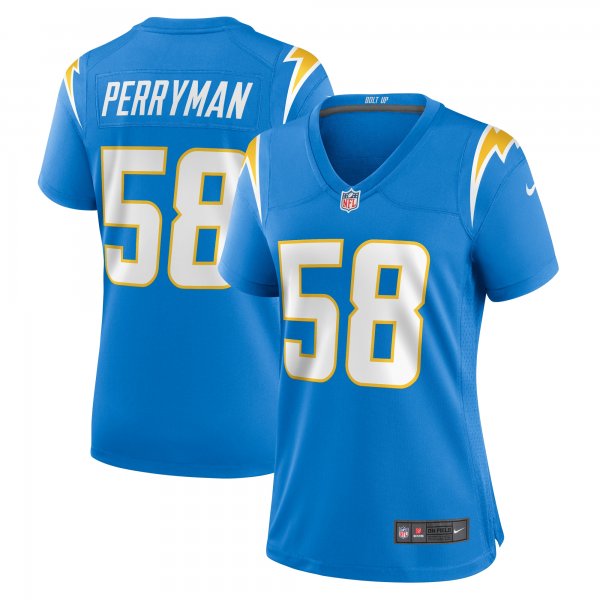 Women's Los Angeles Chargers Denzel Perryman Nike  Powder Blue Team Game Jersey