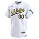 Men's Oakland Athletics Nike White Home Limited Custom Jersey