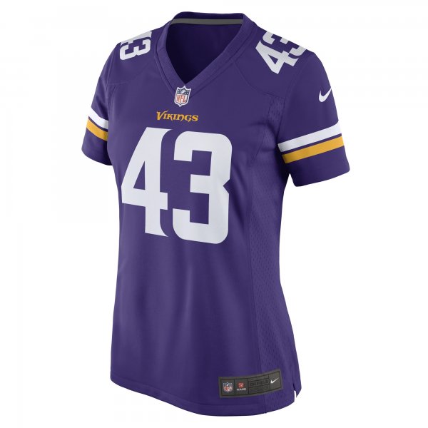 Women's Minnesota Vikings Luiji Vilain Nike Purple Game Player Jersey