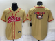 Men's San Francisco 49ers Blank Stitched Baseball Cool Base Jersey