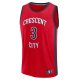 Men's New Orleans Pelicans CJ McCollum Fanatics Red Fast Break Replica Jersey - Statement Edition