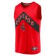 Youth Toronto Raptors Scottie Barnes Fanatics Red Fast Break Replica Jersey - Icon Edition