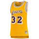 Women's Los Angeles Lakers Magic Johnson Mitchell & Ness Gold 1984/85 Hardwood Classics Swingman Jersey