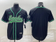 Men's Philadelphia Eagles Blank Black Stitched Baseball Cool Base Jersey