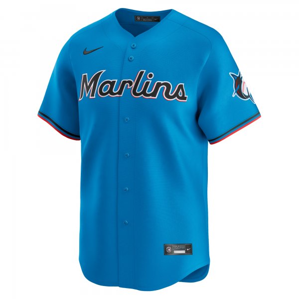 Men's Miami Marlins Jazz Chisholm Jr. Nike Blue Alternate Limited Player Jersey