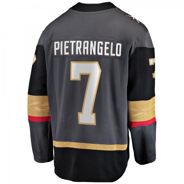 Men's Vegas Golden Knights Alex Pietrangelo Fanatics Black Breakaway Player Jersey