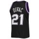 Men's Sacramento Kings Vlade Divac Mitchell & Ness Black 2000/01 Hardwood Classics Swingman Jersey