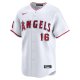 Men's Los Angeles Angels Mickey Moniak Nike White Home Limited Player Jersey