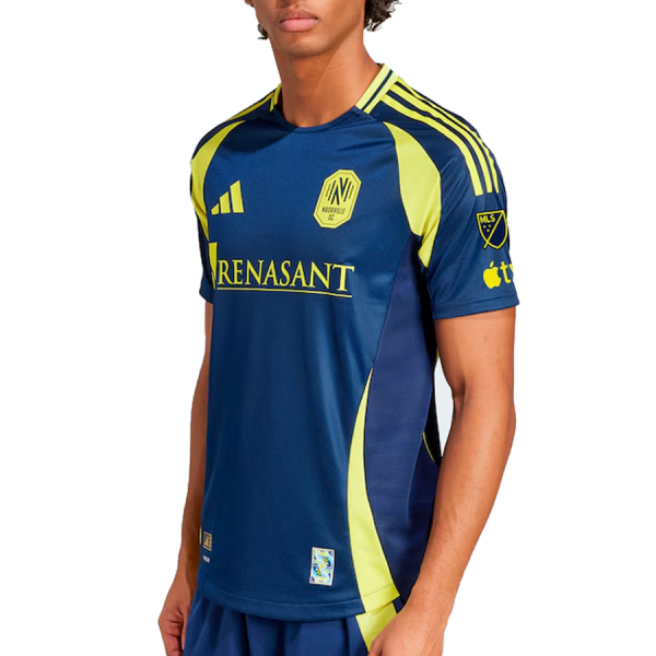 adidas Nashville Maximus Ekk Away Jersey w/ MLS + Apple TV 25/26 (Tena Blue)