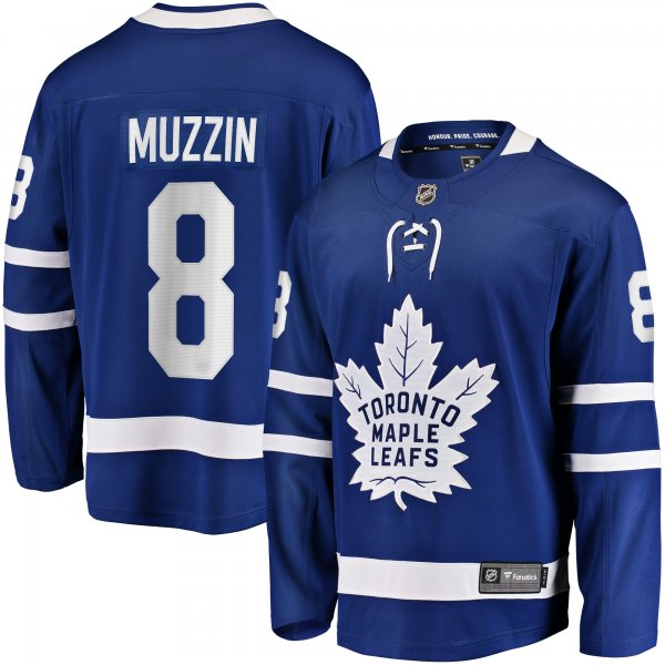 Men's Toronto Maple Leafs Jake Muzzin Fanatics Blue Replica Player Jersey