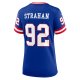 Women's New York Giants Michael Strahan Nike Royal Classic Retired Player Game Jersey