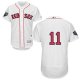 Boston Red Sox #11 Rafael Devers White Flexbase Collection 2018 World Series Stitched MLB Jersey