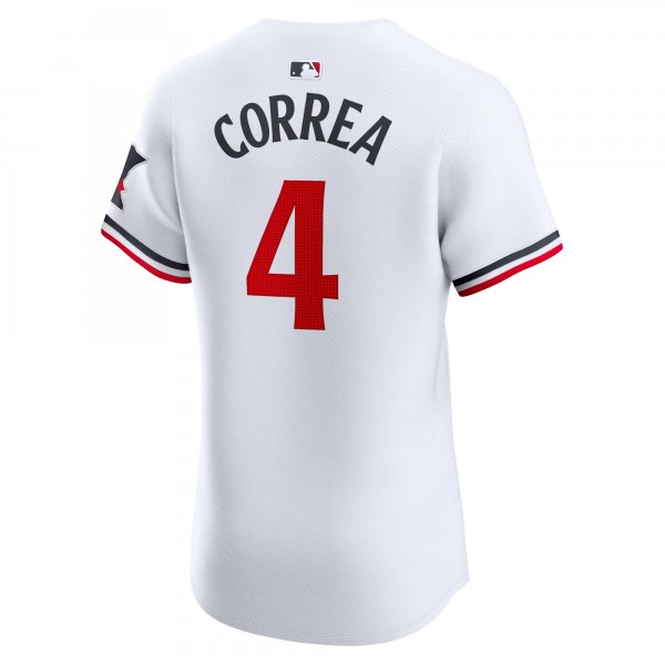 Men's Minnesota Twins Carlos Correa Nike White Home Elite Jersey