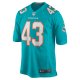 Men's Miami Dolphins Andrew Van Ginkel Nike Aqua Game Jersey