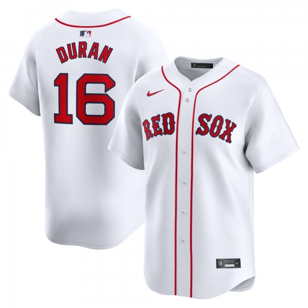 Men's Boston Red Sox Jarren Duran Nike White Home Limited Player Jersey