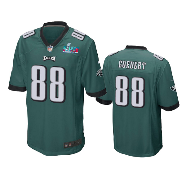 Men's Philadelphia Eagles #88 Dallas Goedert Midnight Green Super Bowl LVII Limited Jersey