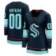 Women's Seattle Kraken Fanatics Navy Home Breakaway Custom Jersey