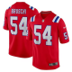 Men's Nike New England Patriots #54 Tedy Bruschi Red Retired Player Alternate Limited Jersey