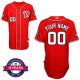 Nationals Red Men's Customized Cool Base 2005 2015 10 Years MLB Jersey