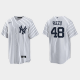 Men's New York Yankees #48 Anthony Rizzo Cool Base Home White Jersey