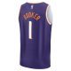 Men's Phoenix Suns Devin Booker Fanatics Purple Fast Break Replica Player Jersey - Icon Edition