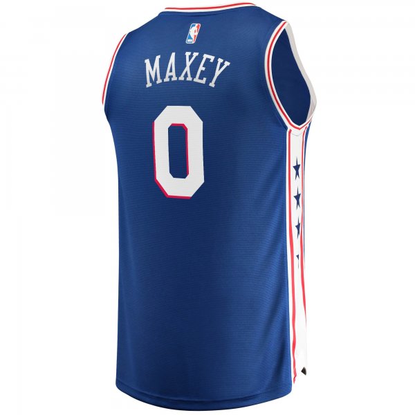 Men's Philadelphia 76ers Tyrese Maxey Fanatics Royal Fast Break Replica Jersey - Icon Edition