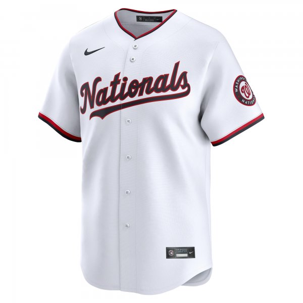 Men's Washington Nationals Nike White Home Limited Custom Jersey