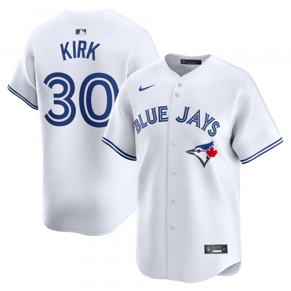 Men's Toronto Blue Jays Alejandro Kirk Nike White Home Limited Player Jersey