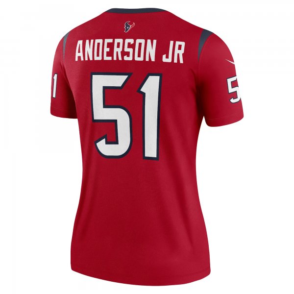 Women's Houston Texans Will Anderson Jr. Nike Red  Legend Jersey