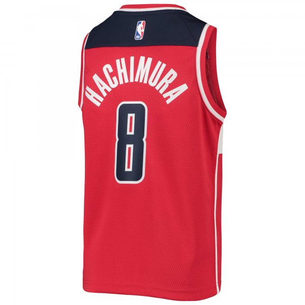 Youth Washington Wizards Rui Hachimura Nike Red Team Swingman Jersey